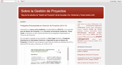 Desktop Screenshot of gestionproyectostic.com