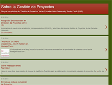 Tablet Screenshot of gestionproyectostic.com